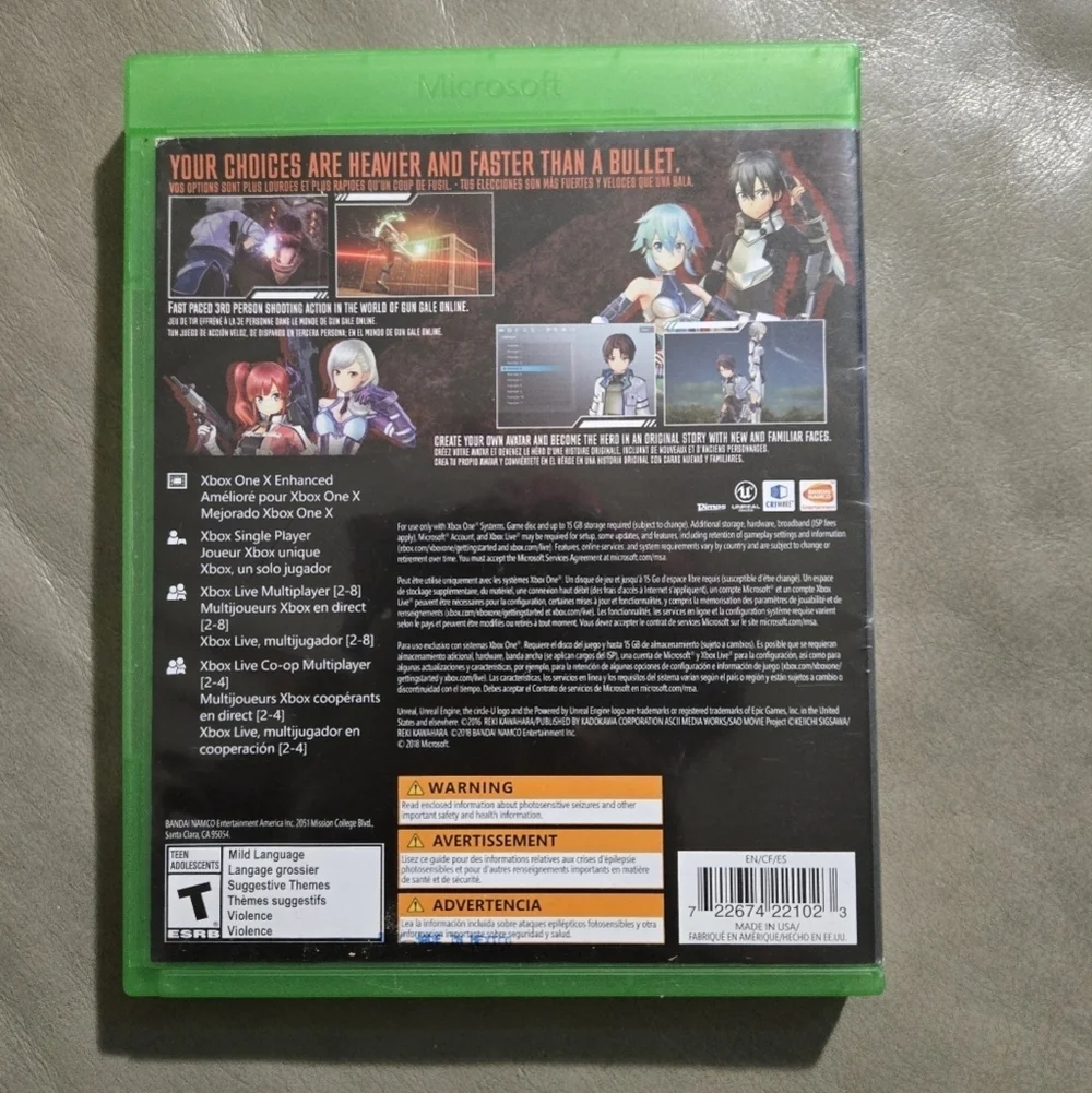 Sword Art Online: Fatal Bullet - Green Case